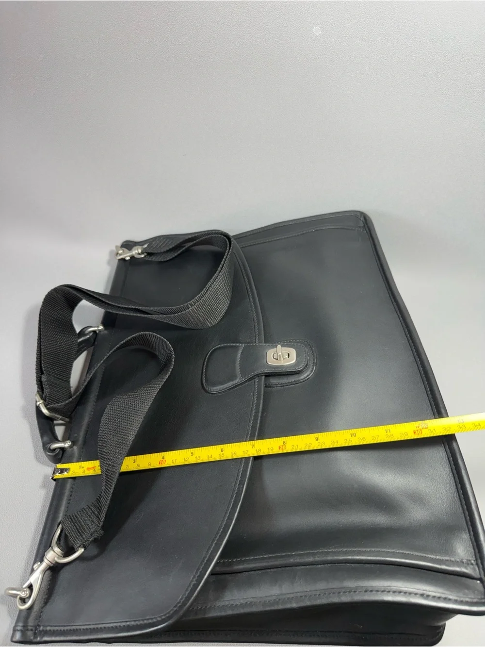 COACH Black Vintage 5266 Beekman Briefcase with Replacement Detachable Strap